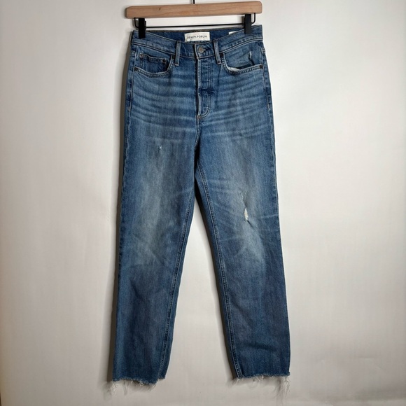 Denim Forum The Arlo High Rise Straight size 27 - Picture 1 of 12